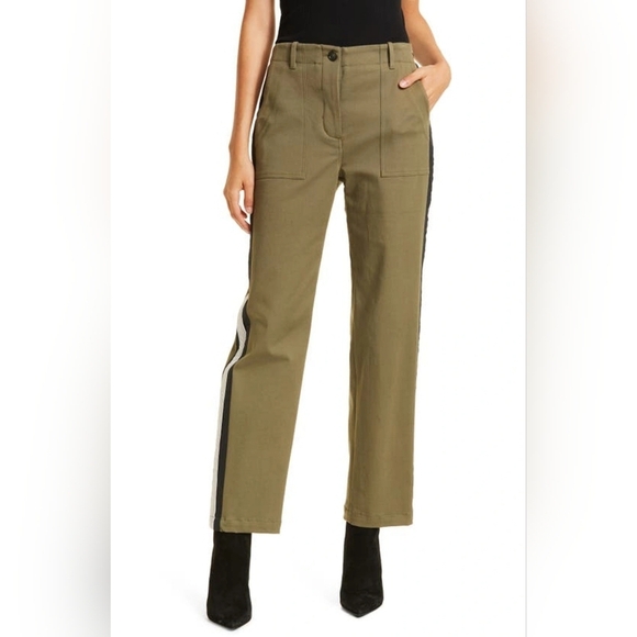 TWP Dark Olive My Old Man's Chino Straight Leg Pants NWT - Picture 1 of 12